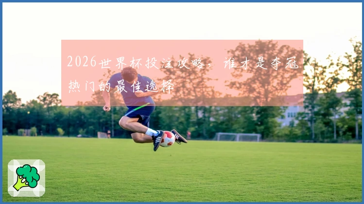 2026世界杯投注攻略，谁才是夺冠热门的最佳选择